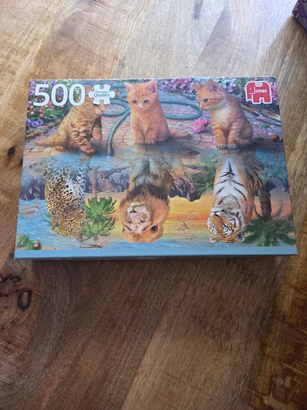 Jumbo Legpuzzel 500 stukjes - Kittens en Grote Katten, Ophalen, 500 t/m 1500 stukjes, Gebruikt, Legpuzzel