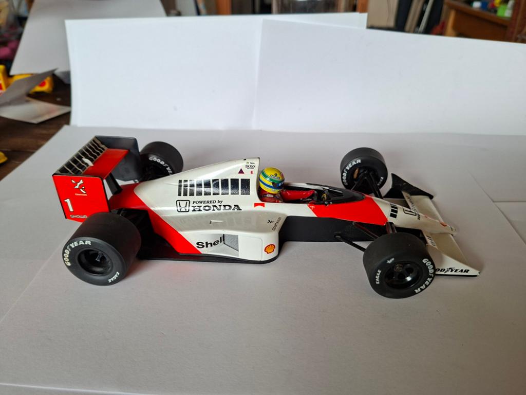 Minichamps McLaren MP 4/5A 1989 Senna 1:18, Ophalen of Verzenden, Zo goed als nieuw, MiniChamps