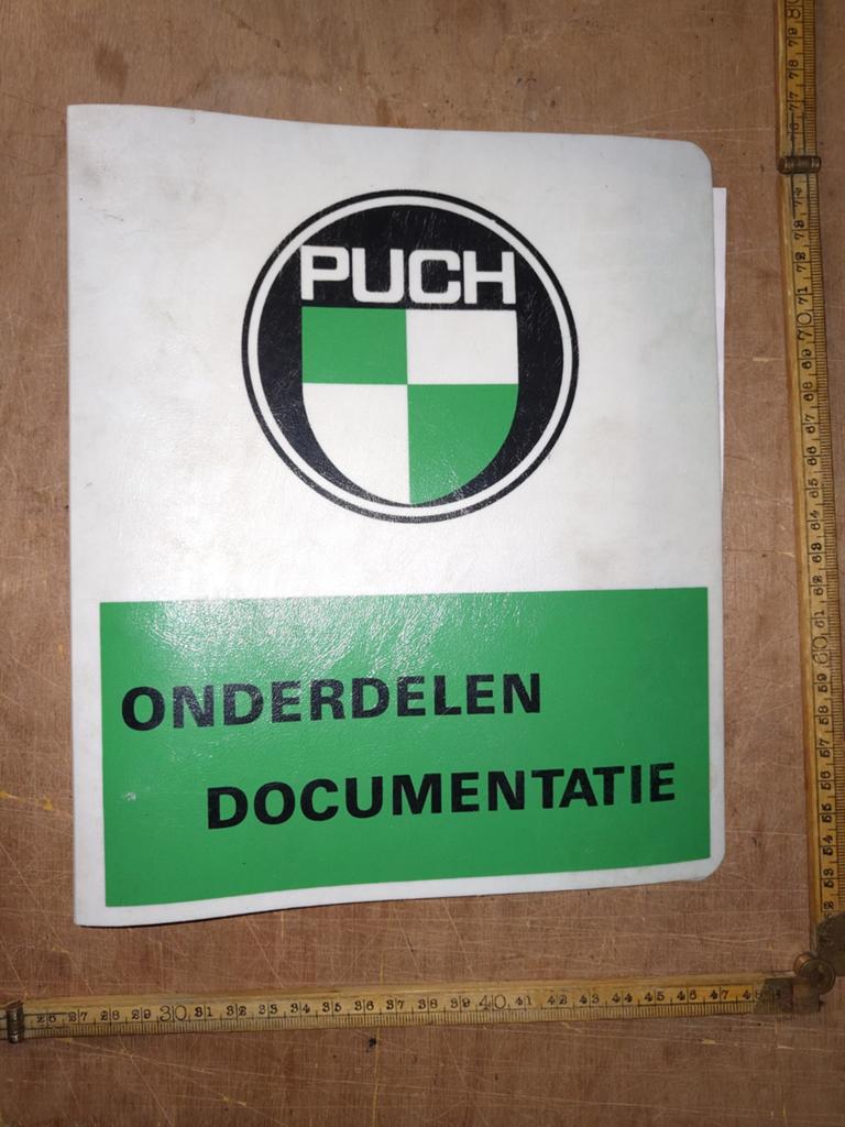 Puch Onderdelen Documentatie Map, Fietsen en Brommers, Handleidingen en Instructieboekjes, Ophalen of Verzenden