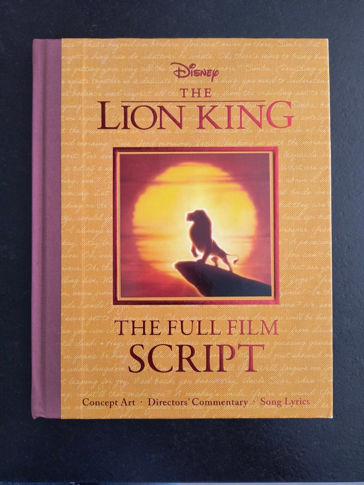 Disney the Lion King filmscript boek ENGELS., Boeken, Ophalen of Verzenden, Zo goed als nieuw
