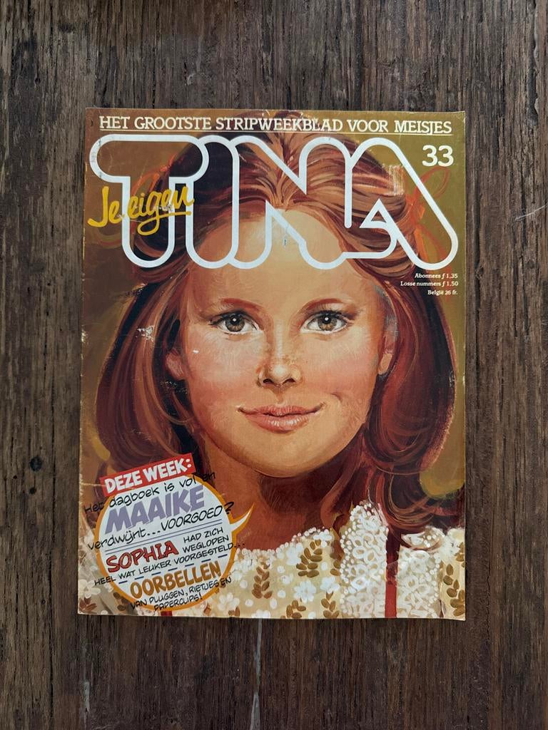 Tina tijdschrift uit 1982 (nr. 33), Ophalen of Verzenden, Gelezen, Damesbladen
