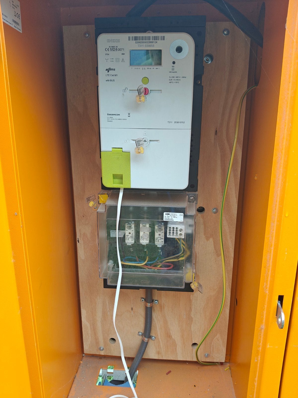 Bouwmeterkast 63A MVK63/1306 + bouwwaterput – z.g.a.n., Ophalen, Zo goed als nieuw, Overige typen