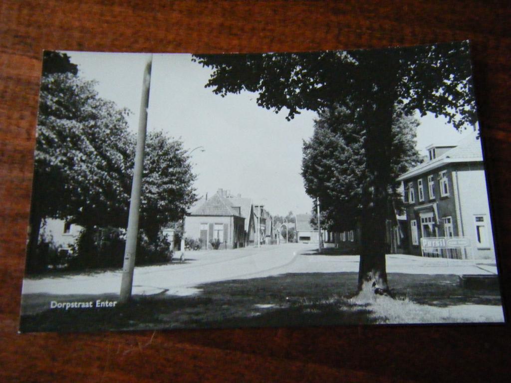 X35 - Enter - Dorpsstraat - Mooi/Oud, Ophalen of Verzenden, 1960 tot 1980, Drenthe