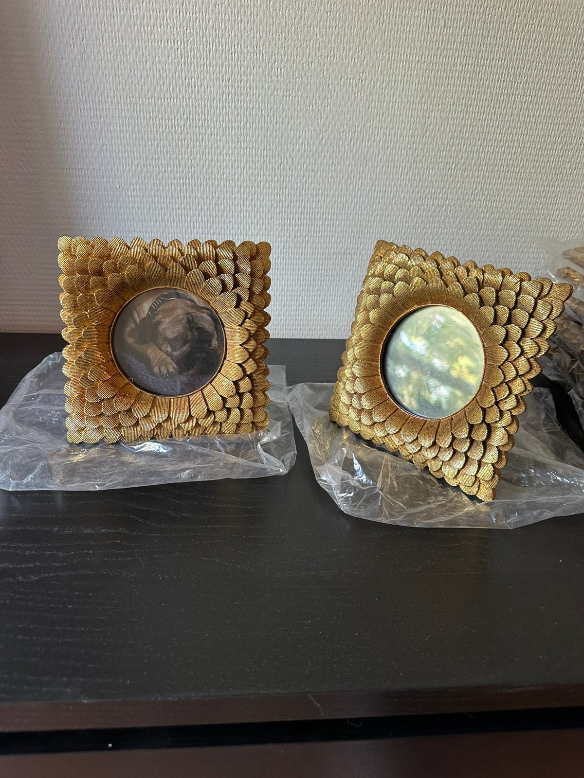 8 fotolijstjes van PTMD goud nieuw, Ophalen of Verzenden, Zo goed als nieuw, Goud