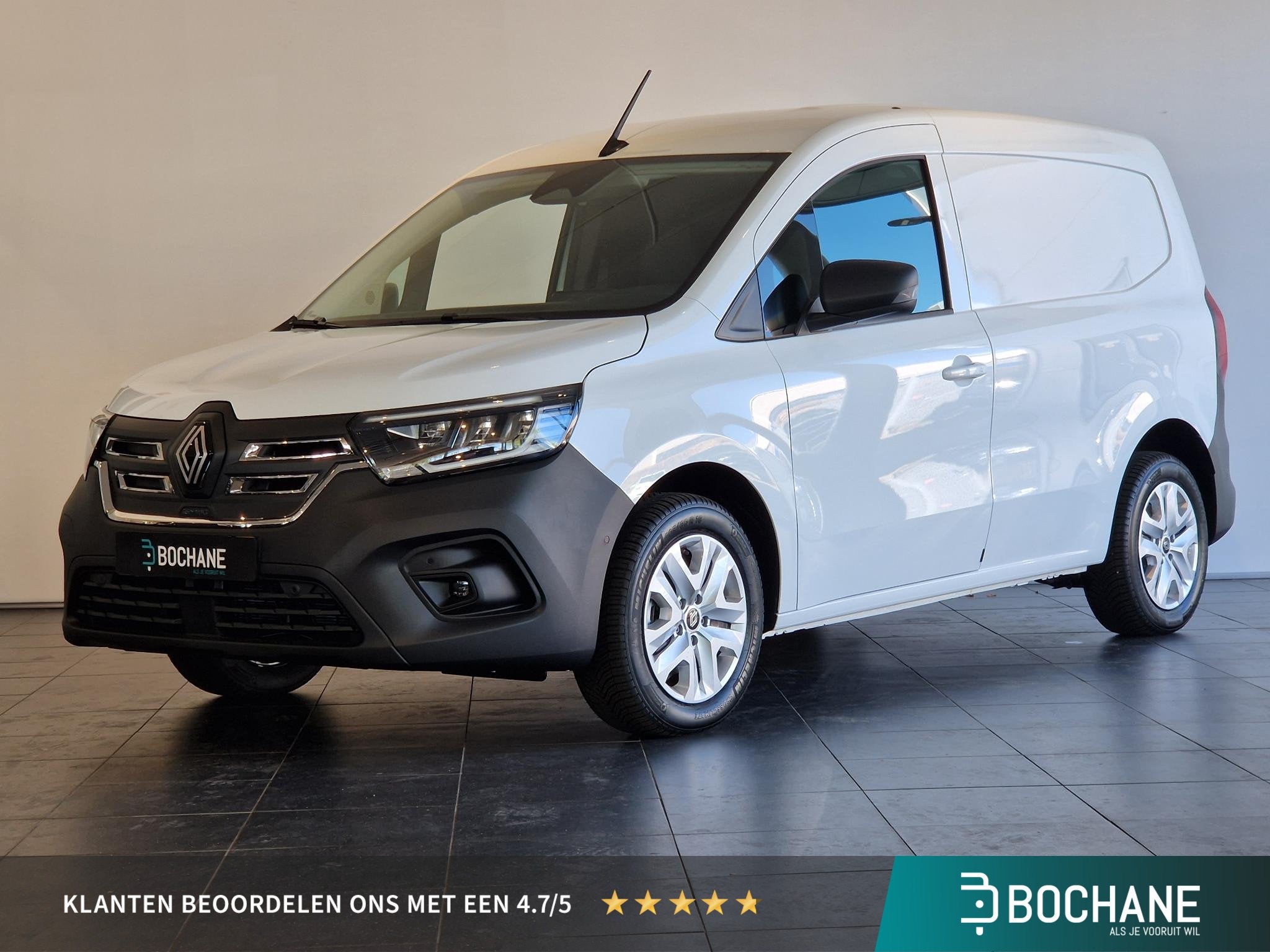Renault Kangoo E-Tech Advance L1 44 kWh DEMO | ACHTERUITRIJC, Auto's, Bestelauto's, Stof, Renault, Origineel Nederlands, 2 stoelen