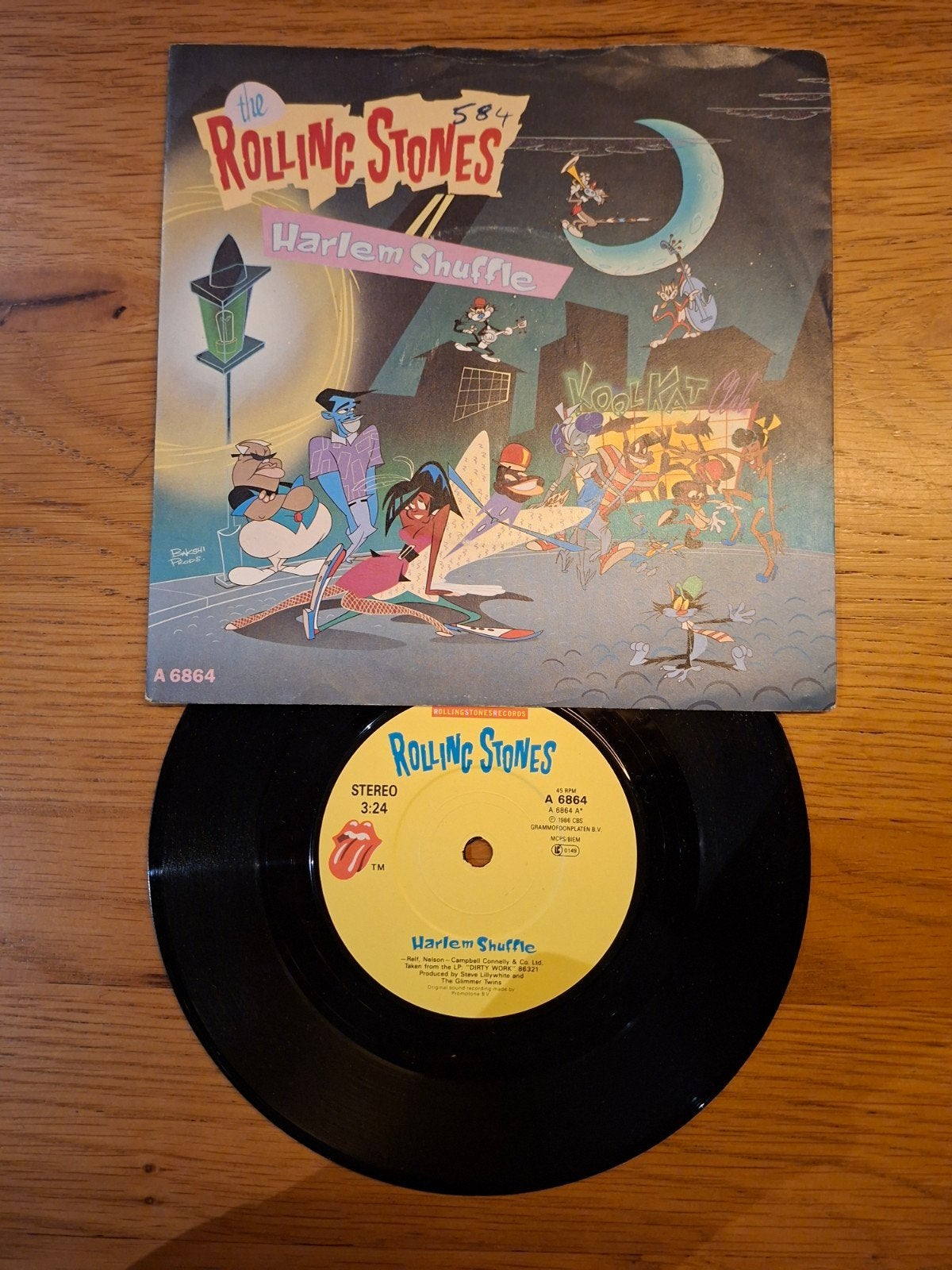 The Rolling Stones - Harlem Shuffle 7 inch single, Gebruikt, Originele persing, 7 inch, Ophalen of Verzenden