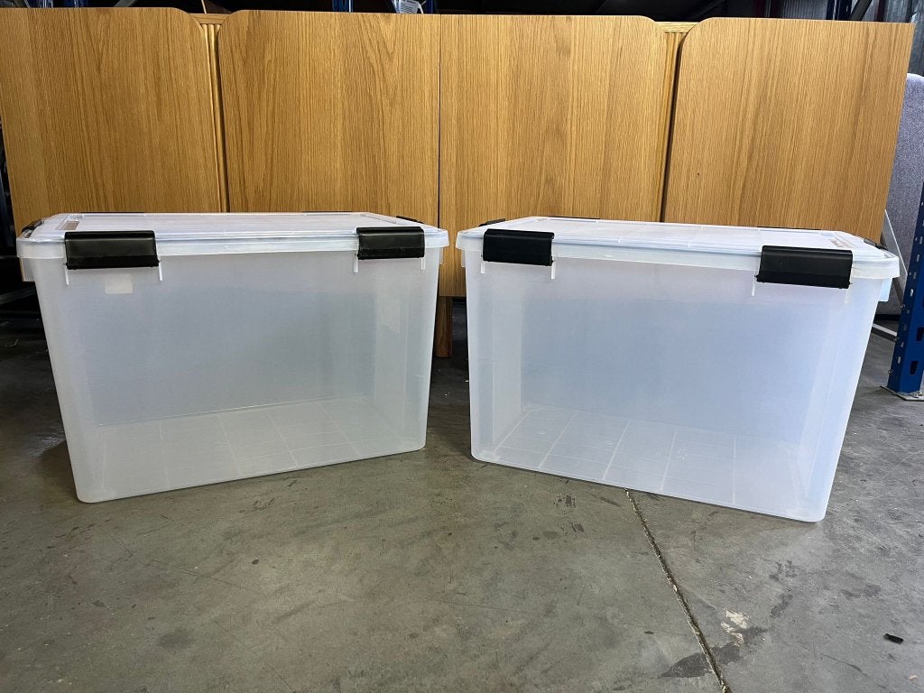 IRIS Airtight Opbergbox 70 liter set van 2 | Van €40, nu, Iris, Iris, 50 tot 75 cm, Ophalen of Verzenden