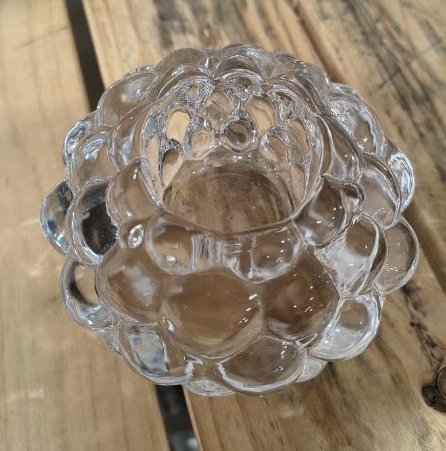 Vintage kristalglas Orrefors waxinelicht houder, Antiek en Kunst, Ophalen