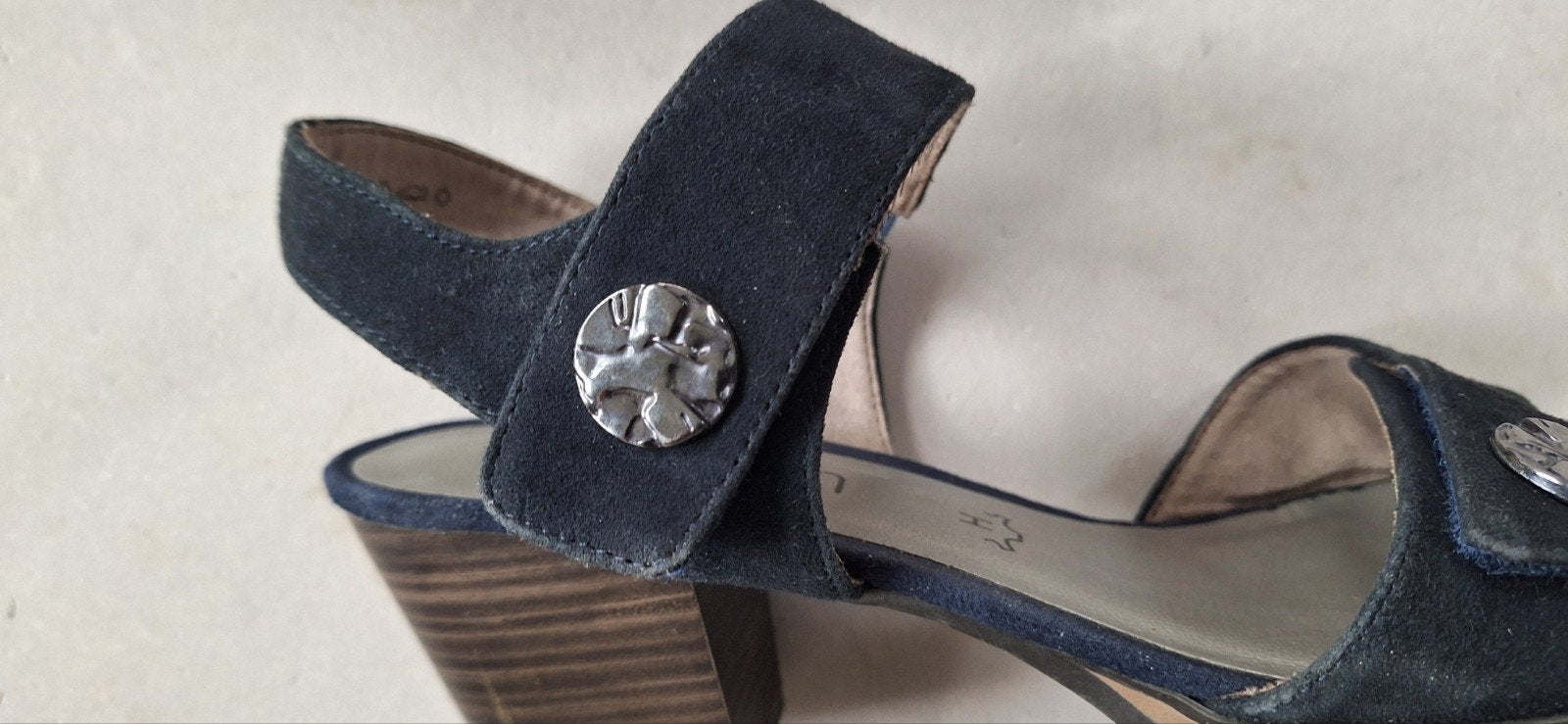 Z.g.a.n Feyn sandalen maat 41, Kleding | Dames, Schoenen, Feyn, Blauw, Zo goed als nieuw, Sandalen of Muiltjes