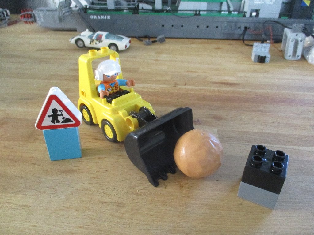 DUPLO SET SHOVEL, Gebruikt, Overige thema's, Ophalen of Verzenden, Compleet