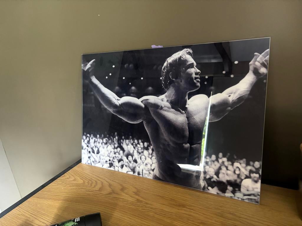 Arnold Schwarzenegger Bodybuilding Poster, Ophalen, Zo goed als nieuw, Foto of Poster, Minder dan 50 cm