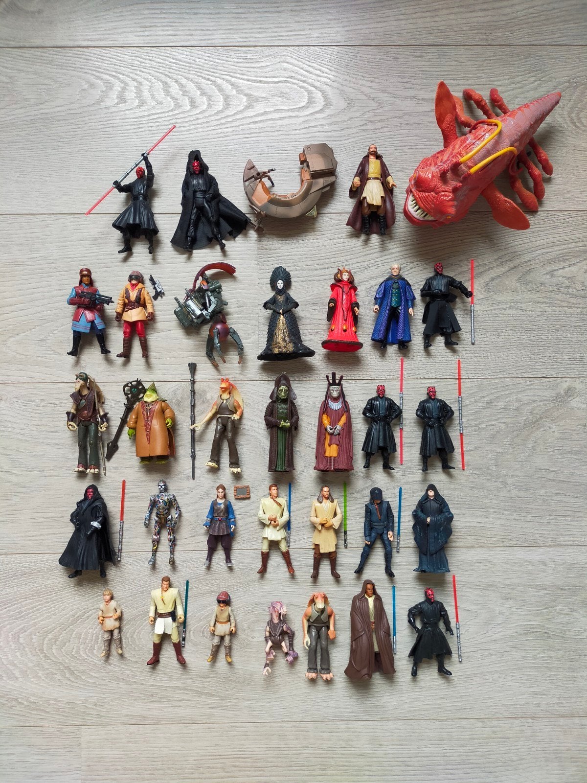 Star Wars Episode I: The Phantom Menace Actiefiguren, Ophalen of Verzenden, Zo goed als nieuw, Actiefiguurtje