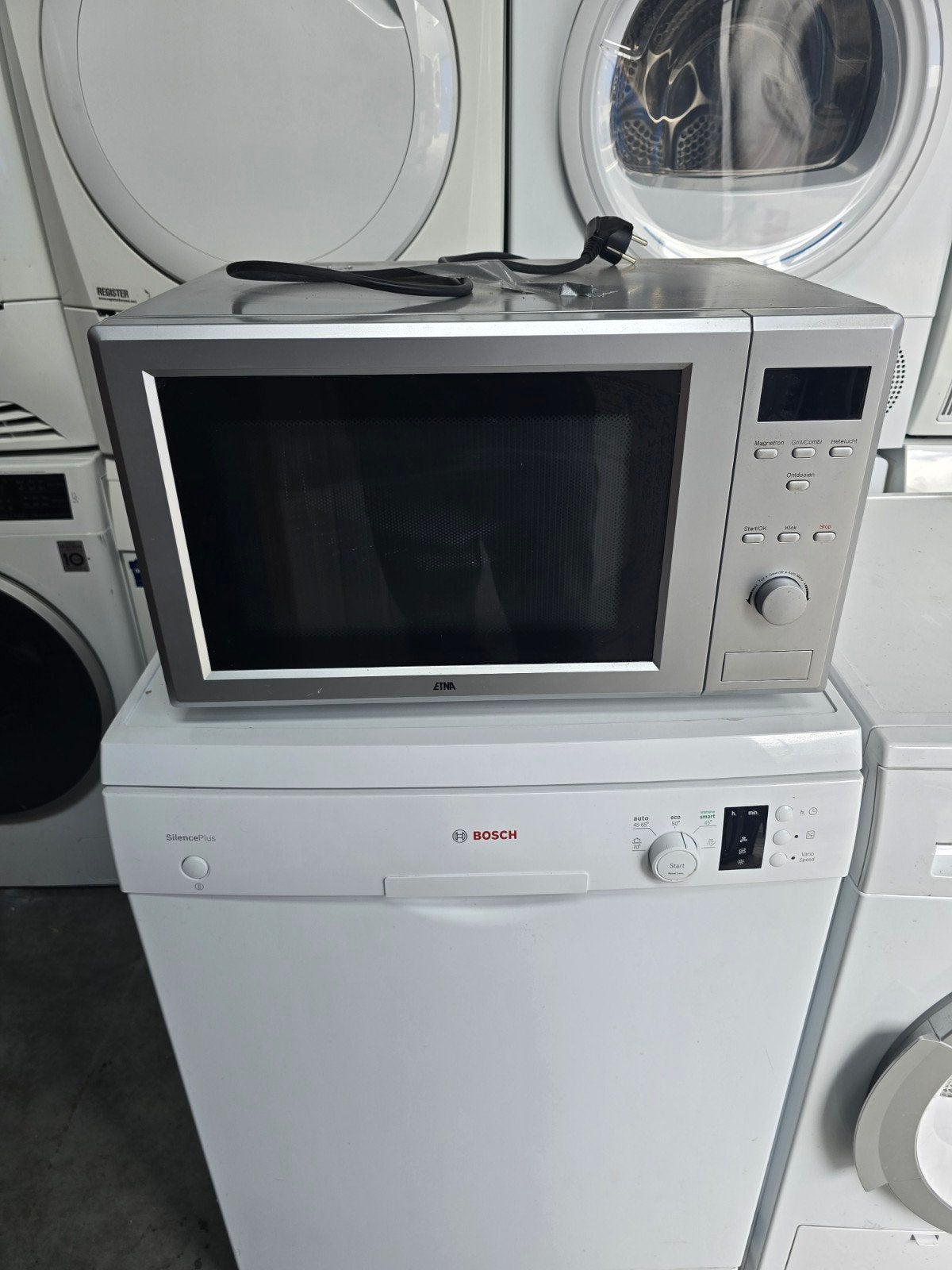 Koopje! Keurige ETNA combimagnetron! Bezorgen is mogelijk!✅️, Etna, Etna, Grill, Ophalen of Verzenden