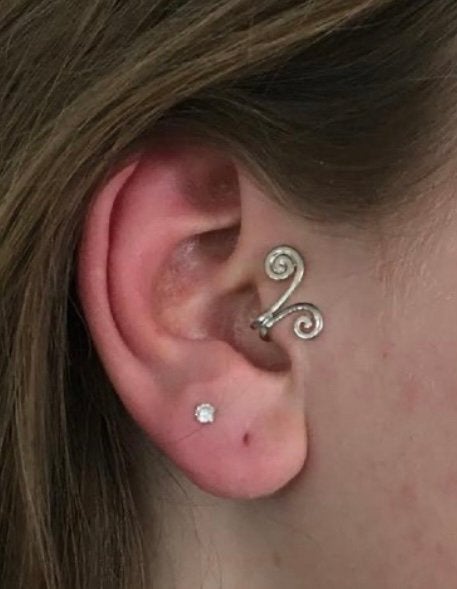 Nieuwe piercing zonder gaatje in verpakking, Ophalen of Verzenden, Nieuw, Overige materialen