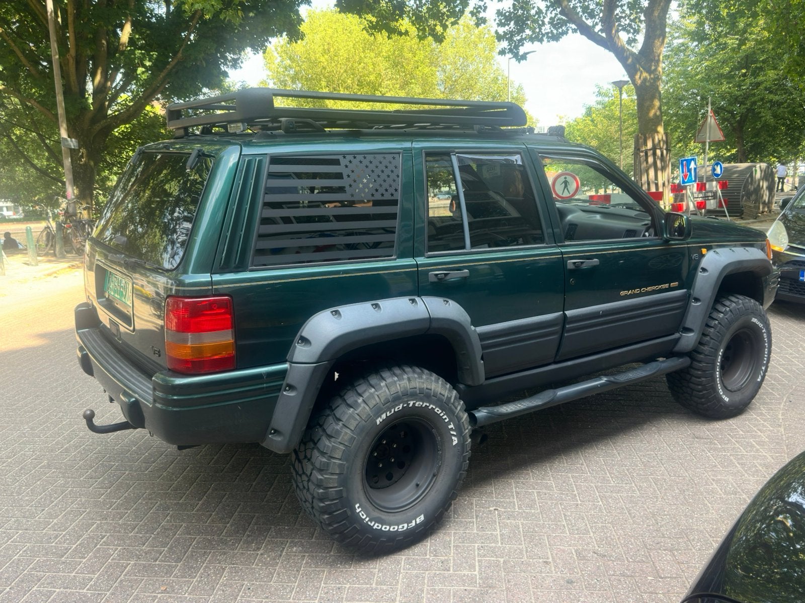 ‼️JEEP GRAND CHEROKEE 5.2 V8 EXTREME OFF-ROAD YOUNGTIMER‼️, Auto's, Automaat, Leder, Vierwielaandrijving, Open dak