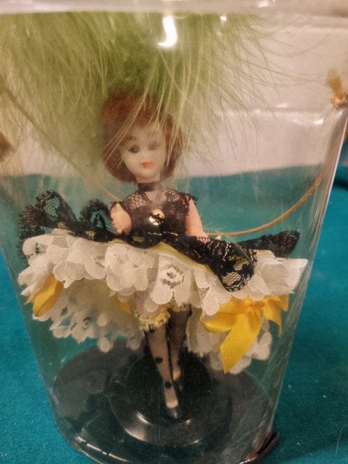 Pop vintage dansende vrouw in doos, Ophalen of Verzenden, 'T Olde Gre-j, Info@toldegrej.nl, Endepoelstraat 20f Didam