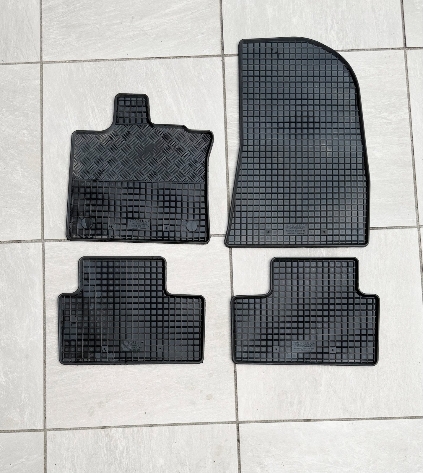 Rubberen matten voor Renault Captur II (2019-heden), Auto diversen, Automatten, Ophalen of Verzenden, Gebruikt