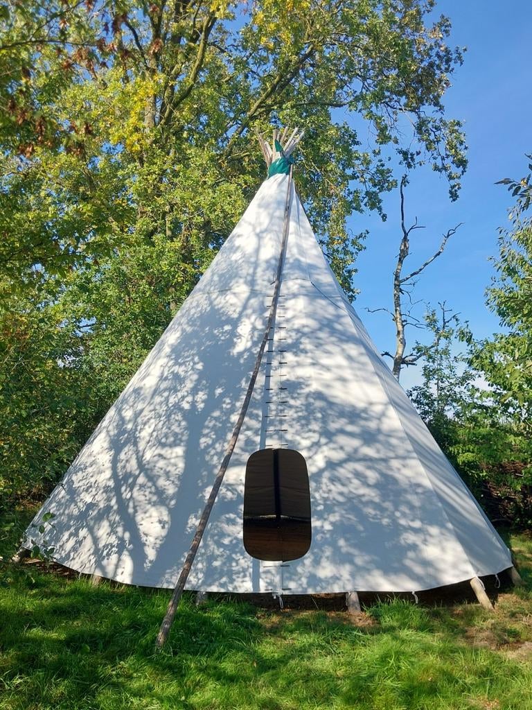 Grote Tipi tent 7 meter diameter, katoen/polyester izgst, Ophalen