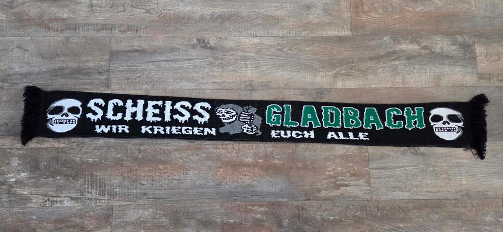 Sjaal Scheiss Gladbach, Ophalen of Verzenden, Zo goed als nieuw, Buitenlandse clubs, Vaantje of Sjaal