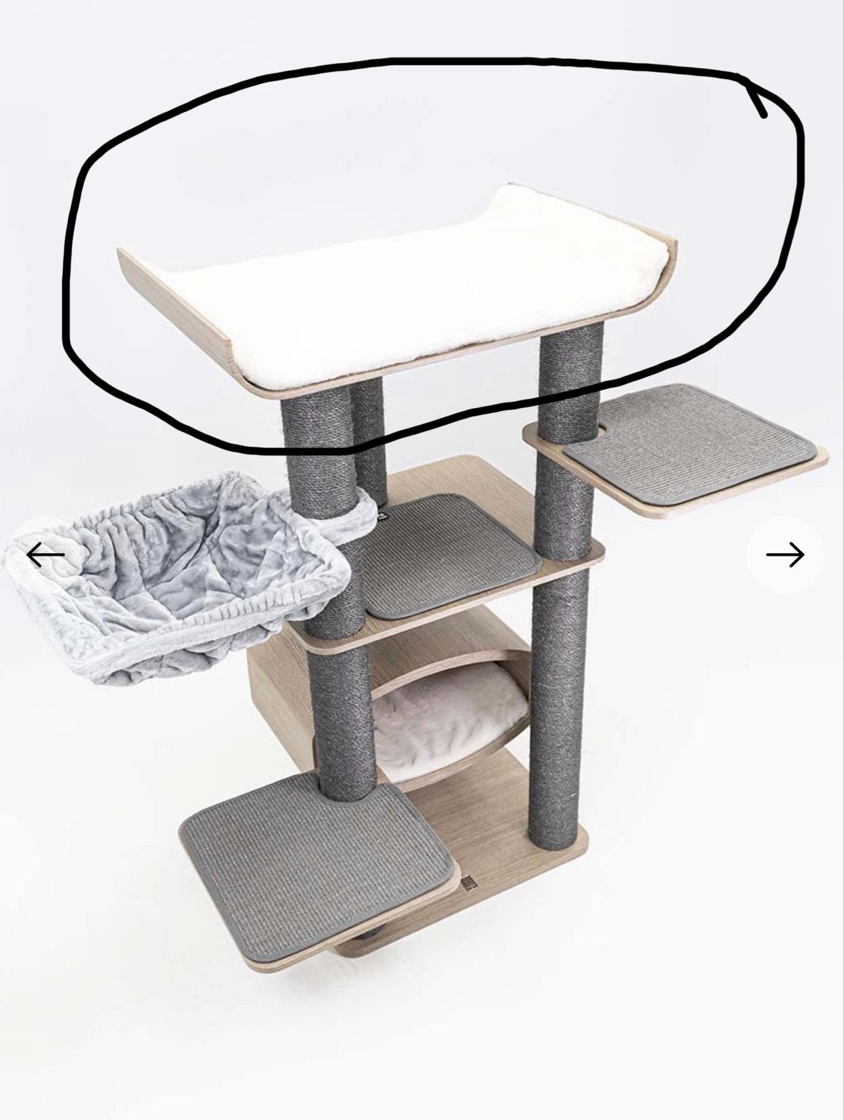 Plank met matras petrebels krabpaal, Ophalen, Krabpaal