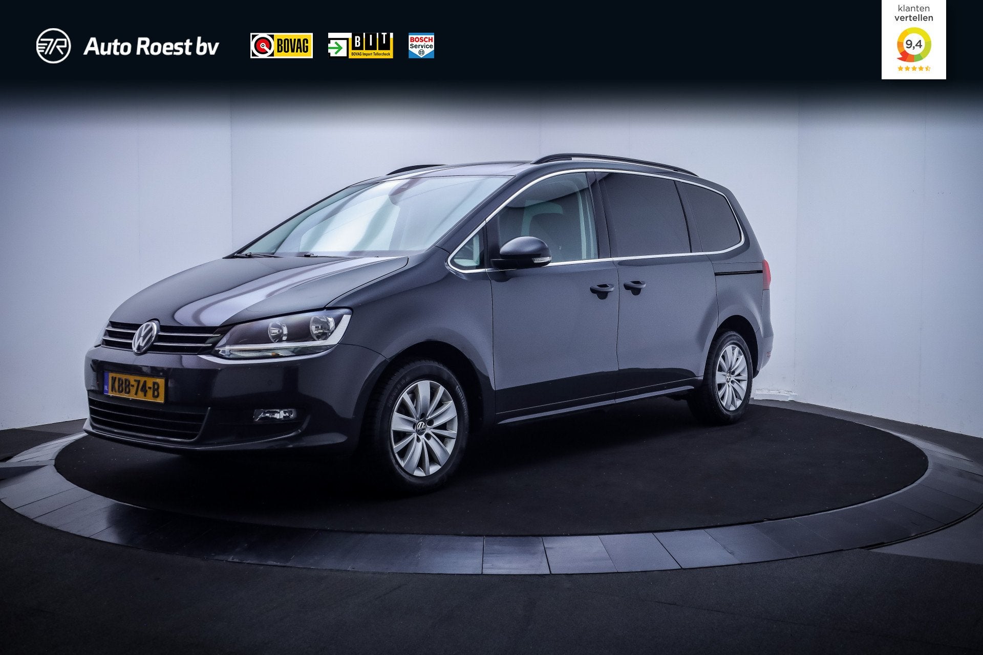 Volkswagen Sharan 1.4TSI DSG 7P Comfortline NAVIGATIE | CLIM, Automatische klimaatregeling, Zwart, 4 cilinders, 150 pk