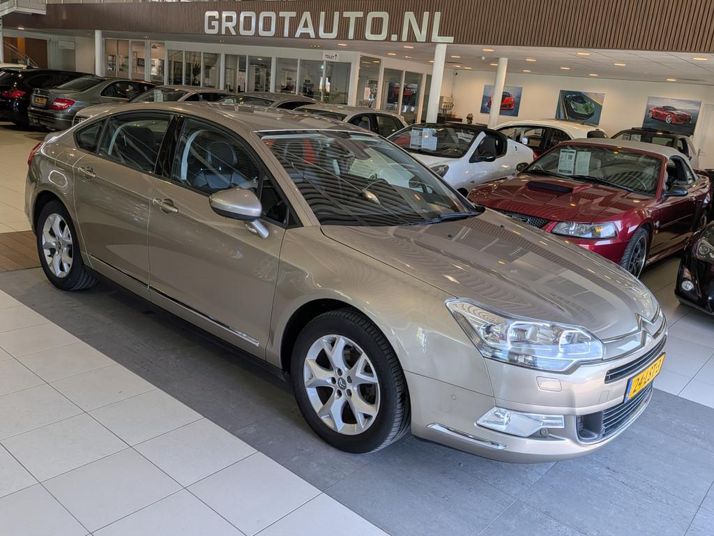 Citroën C5 1.6 THP Business Airco, Cruise Control, Stuurbek, Auto's, Citroën, Voorwielaandrijving, Gebruikt, Zwart, Leder en Stof
