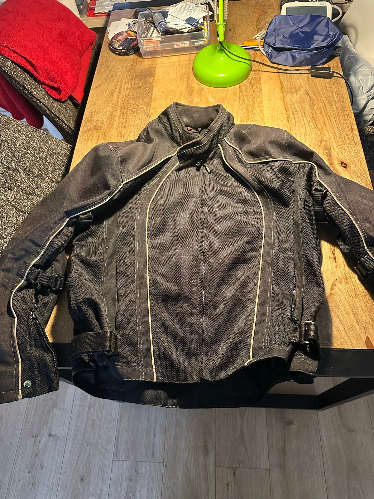 Lookwell Winddoor Latend Motorjack Maat 58/48 XXXL, Motoren, Kleding | Motorkleding, Ophalen of Verzenden, Tweedehands, Heren