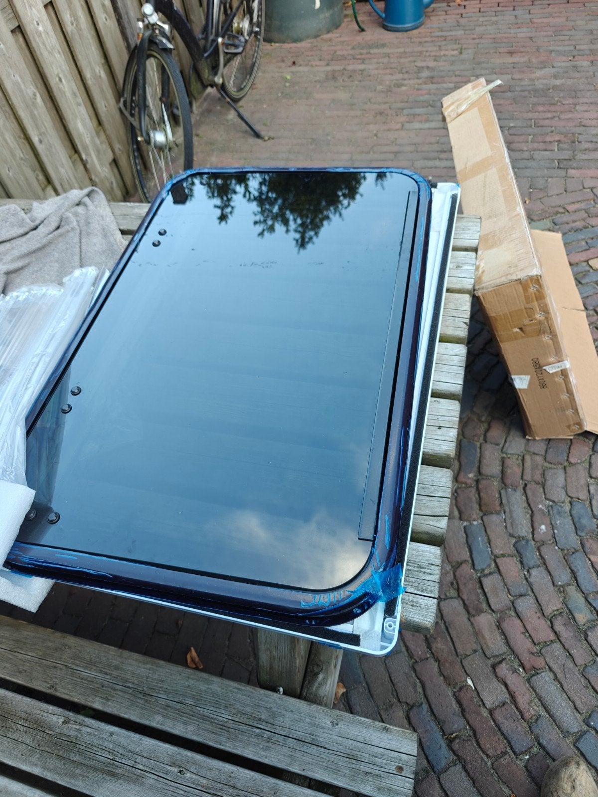 caravan raam 880x580. 2x, Ophalen, Nieuw, Minder dan 80 cm, Gevelraam of Ruit