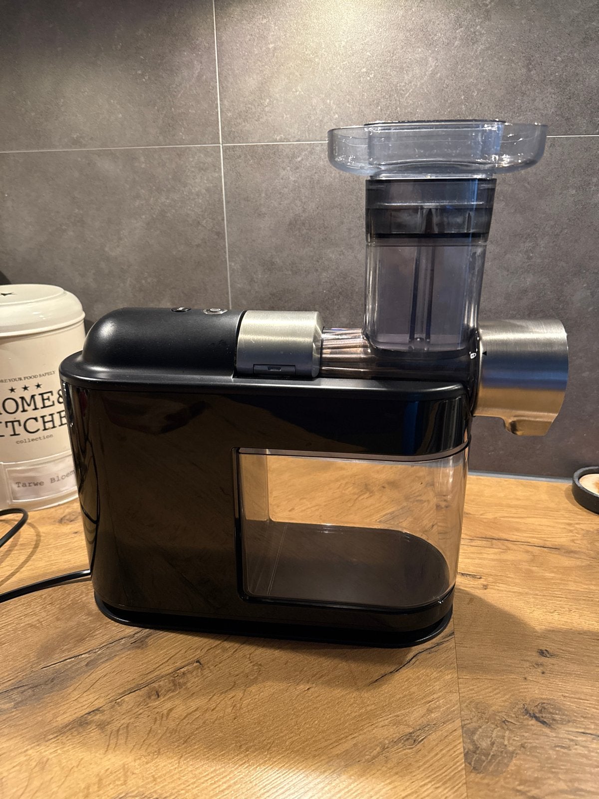 Philips HR1946/70 Slowjuicer - Zwart, 200W sapcentrifuge, Ophalen of Verzenden, Gebruikt