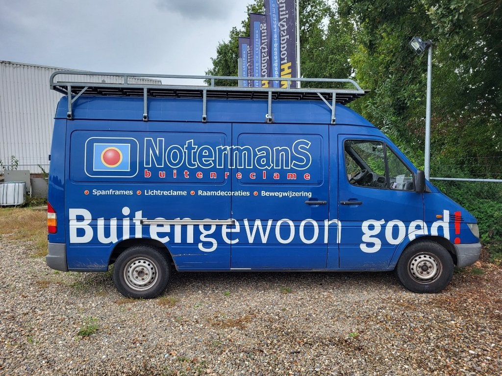 Mercedes-Benz Sprinter 2.1 311 CDI 2002, Auto's, Voorwielaandrijving, Zwart, 4 cilinders, Blauw