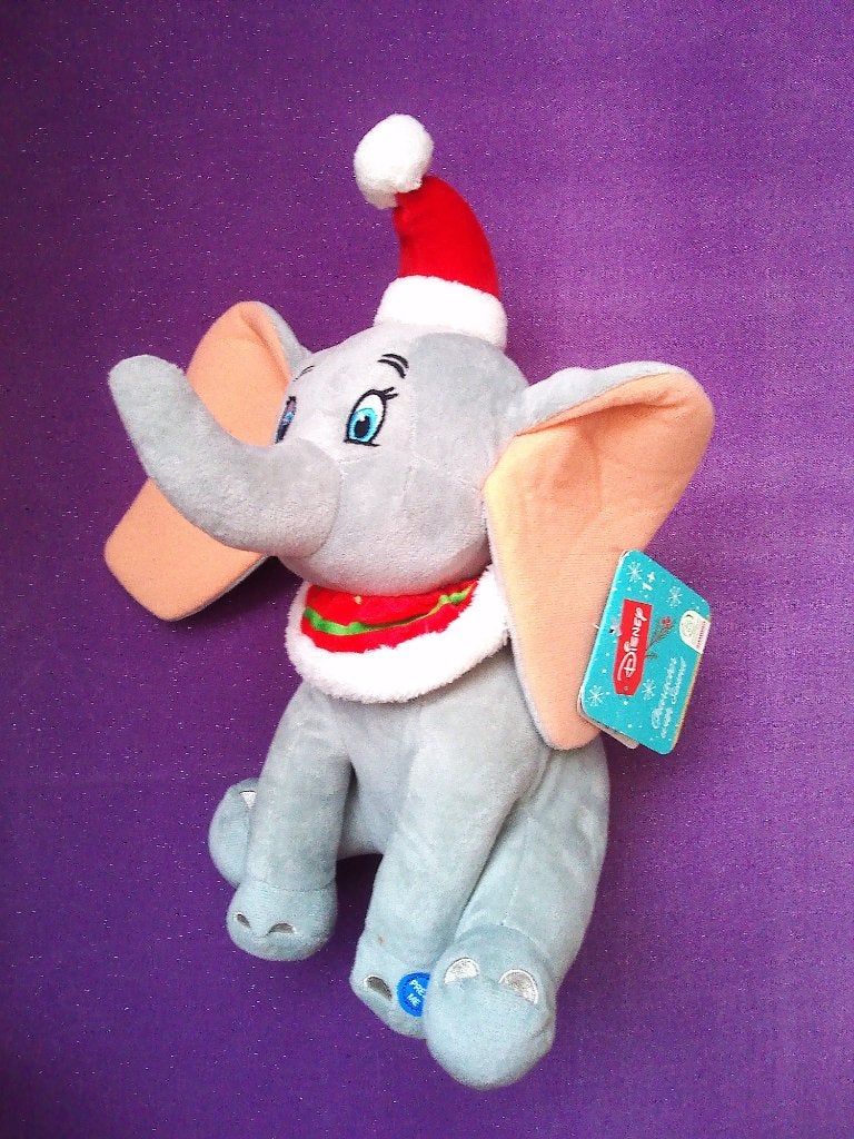 DISNEY SAMBRO Knuffel OLIFANT DOMBO MET GELUID **Nieuw**, Disney, Disney, Met geluid, Nieuw
