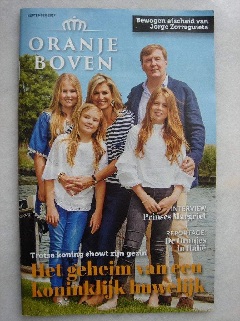 Oranje Boven September 2017 Tijdschrift, Verzamelen, Ophalen of Verzenden, Nieuw, Tijdschrift of Boek