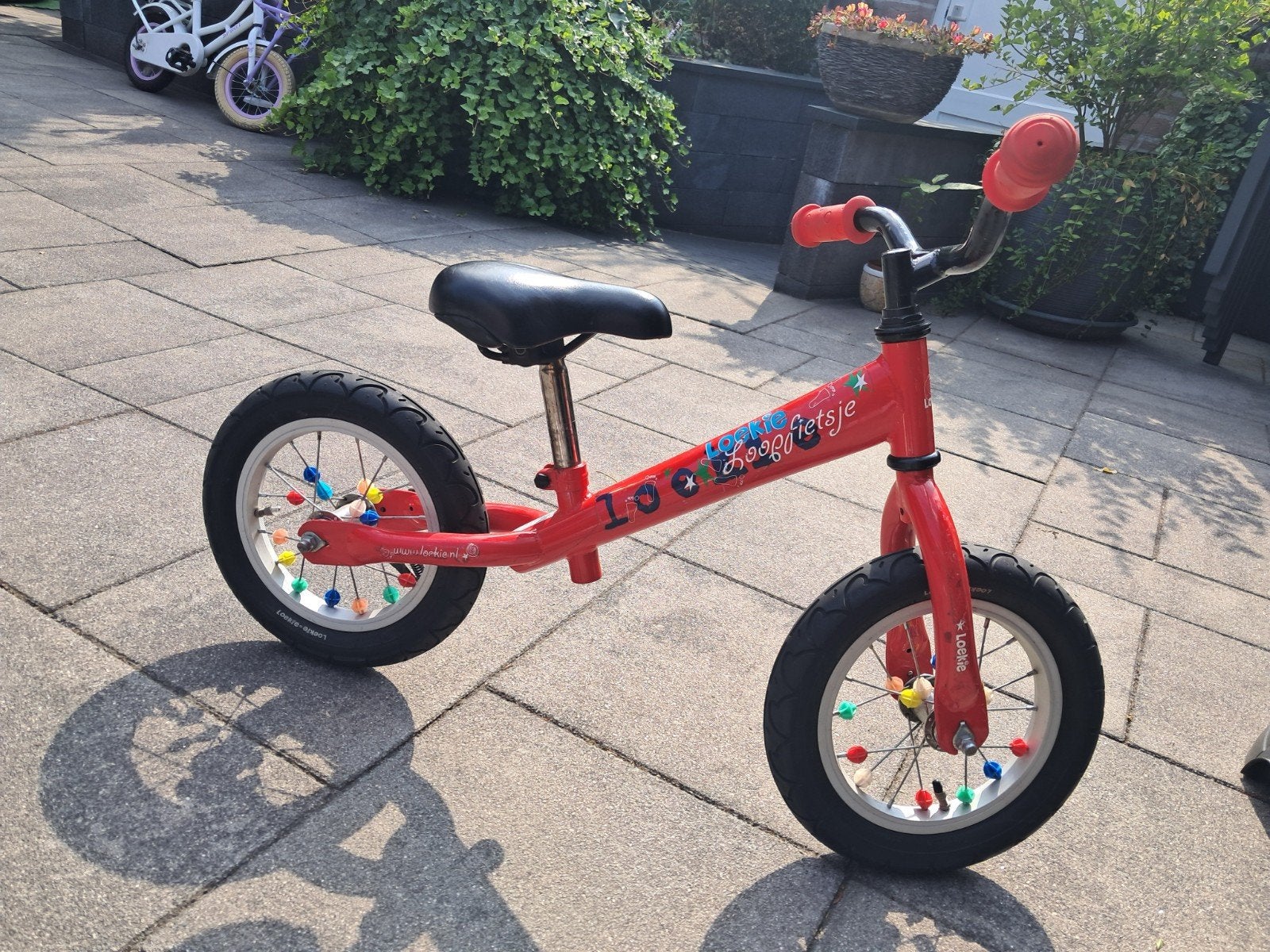 Leuke Loekie Loopfiets - Rood, Ophalen