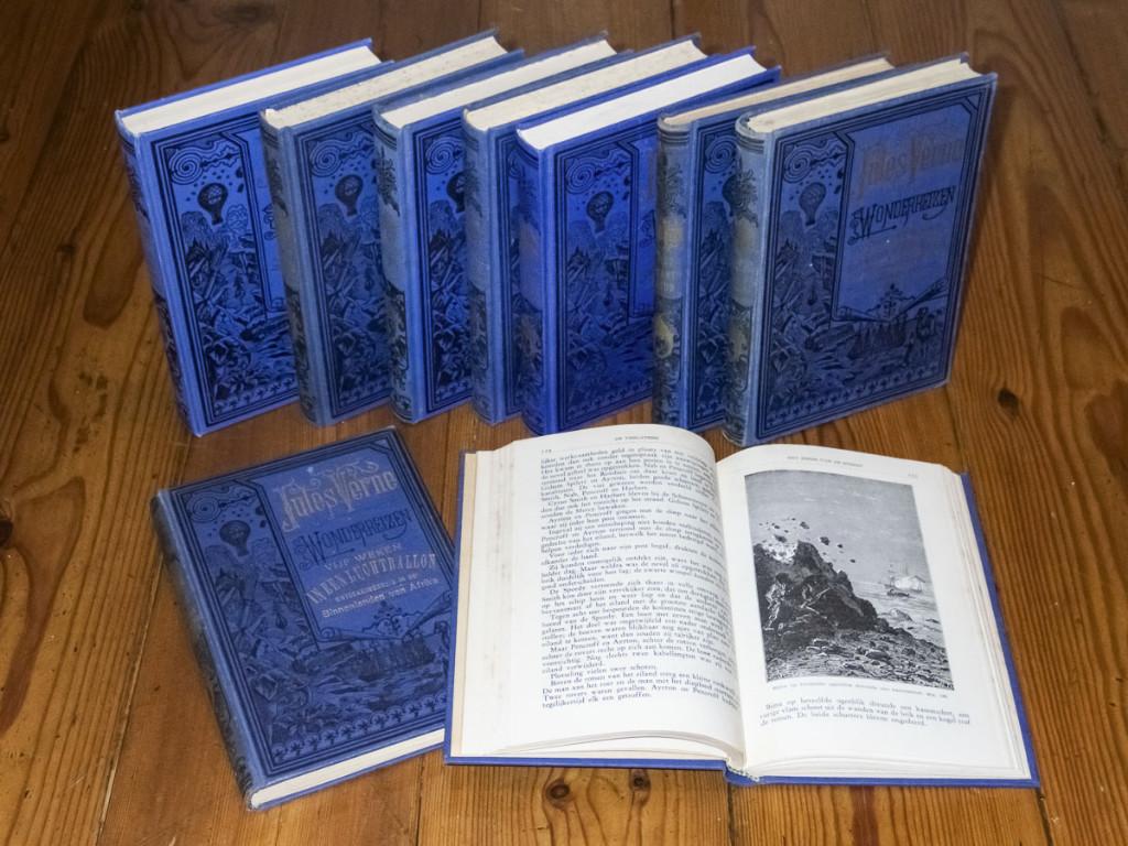 9x Jules Verne, Ophalen of Verzenden, Gelezen, Jules Verne