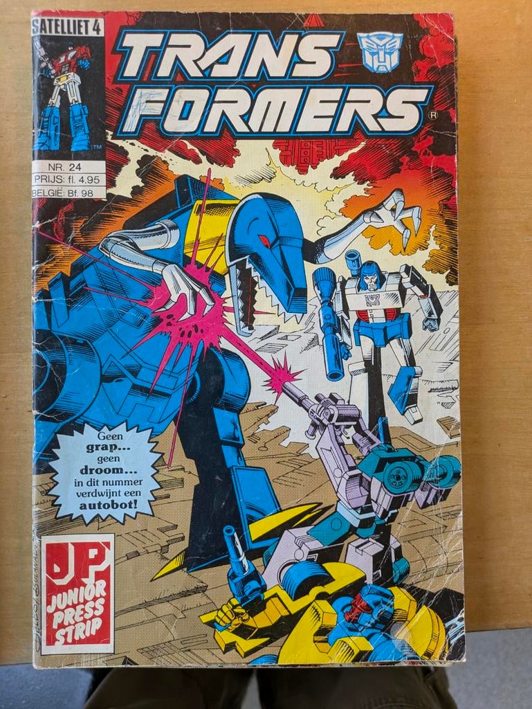 Transformers strips - set van 3 (Junior Press Strip), Boeken, Meerdere stripboeken, Ophalen of Verzenden, Gelezen