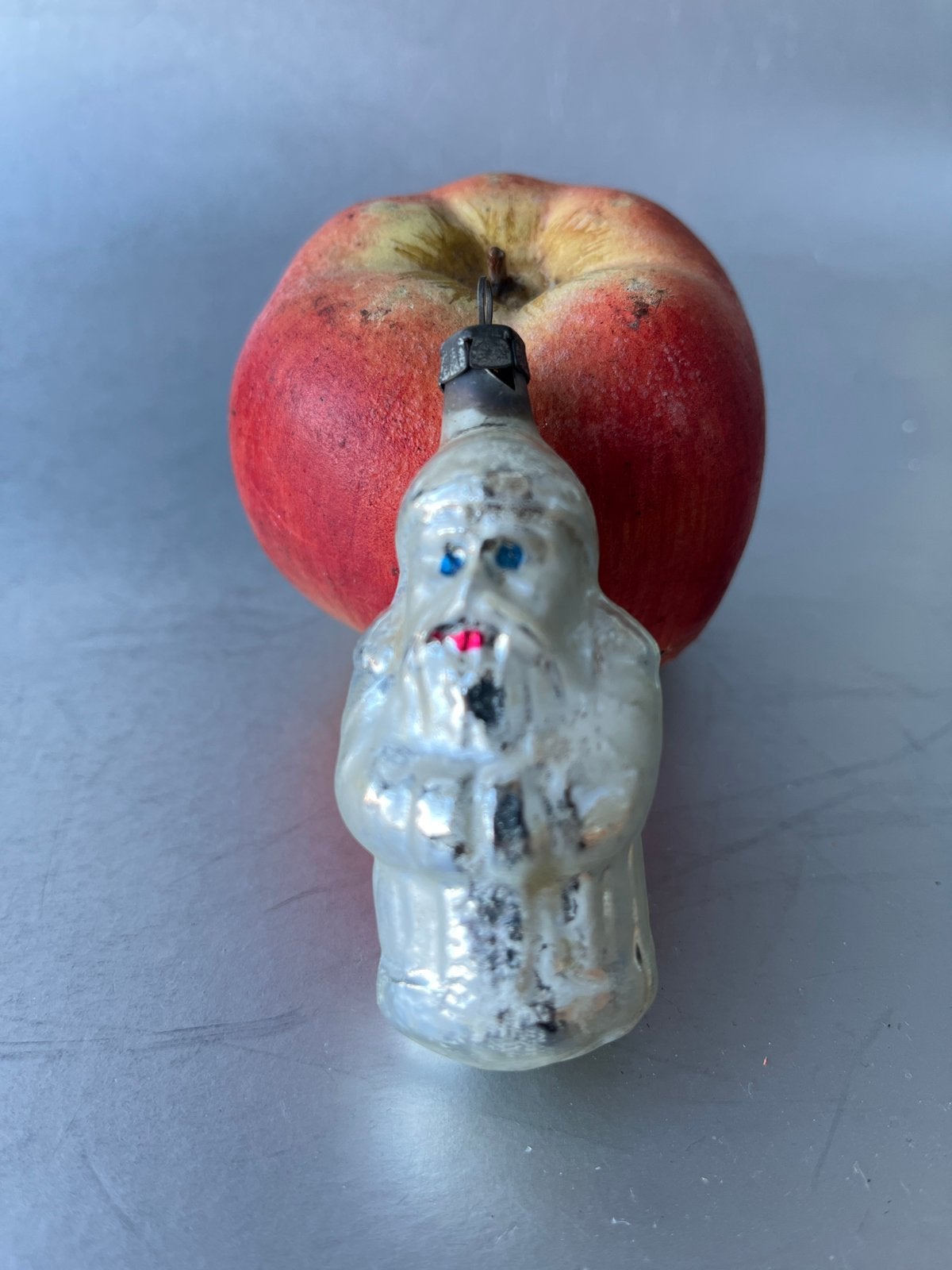 Oude glazen kerstbal, kerstman, Diversen, Gebruikt, ., Ophalen of Verzenden, .