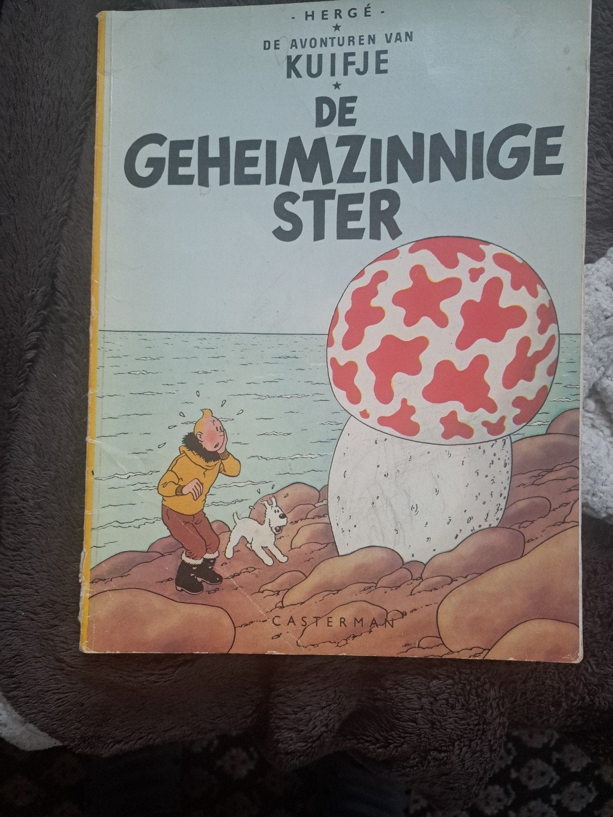 De geheimzinnige ster   kuifje 1967o, Eén stripboek, Ophalen of Verzenden, Gelezen