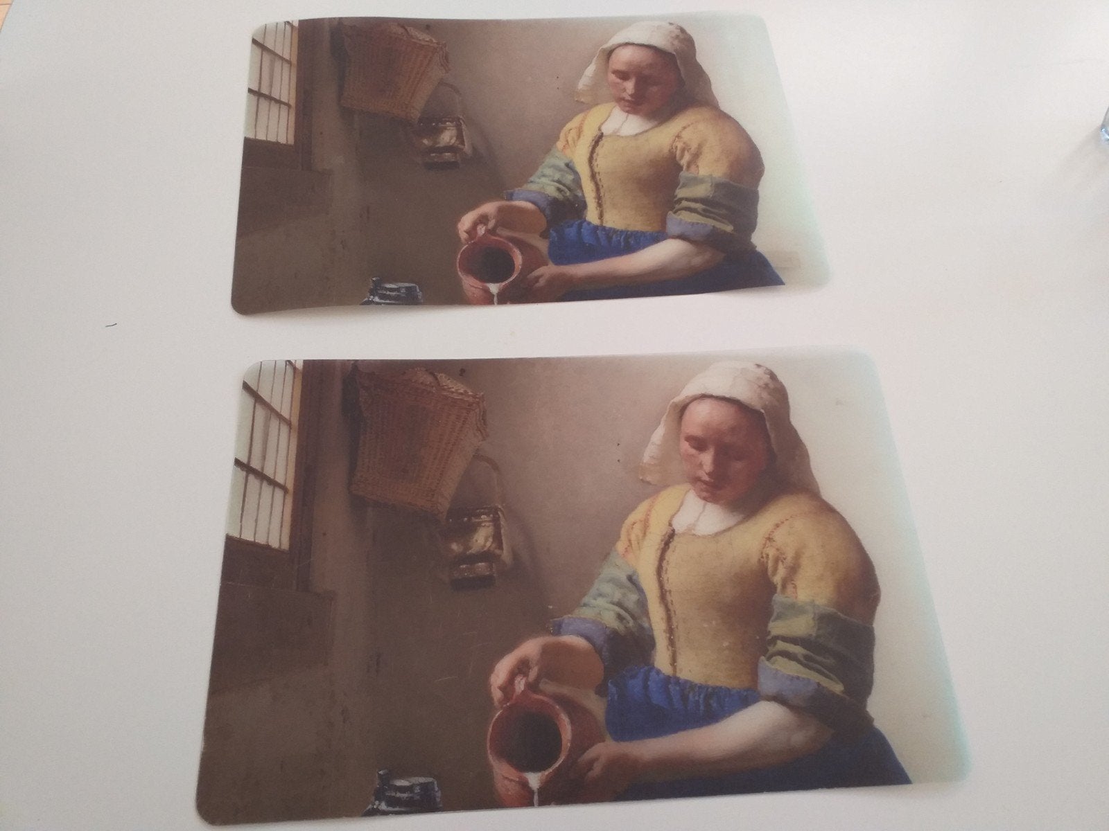 Placemats 'Het Melkmeisje' Rijksmuseum - 2 stuks, Kunststof, Ophalen of Verzenden, Meerkleurig, Overige merken