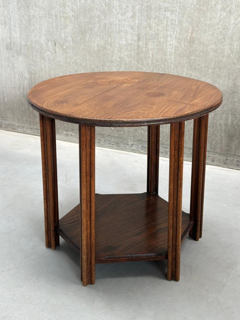 Art Deco ronde bijzettafel, Antiek en Kunst, Antiek | Meubels | Tafels, Ophalen