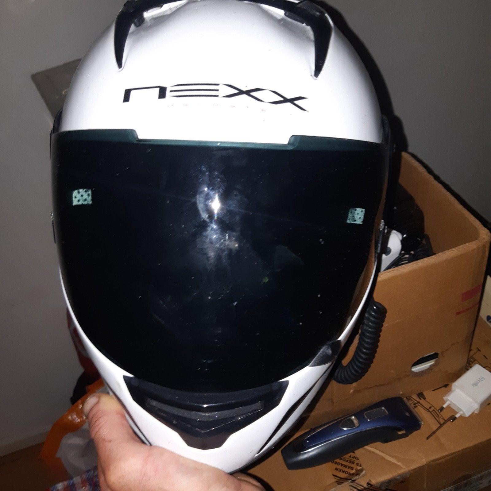 Zo goed als nieuwe Nexx XR1R motorhelm, Overige merken, Ophalen of Verzenden, Integraalhelm, L