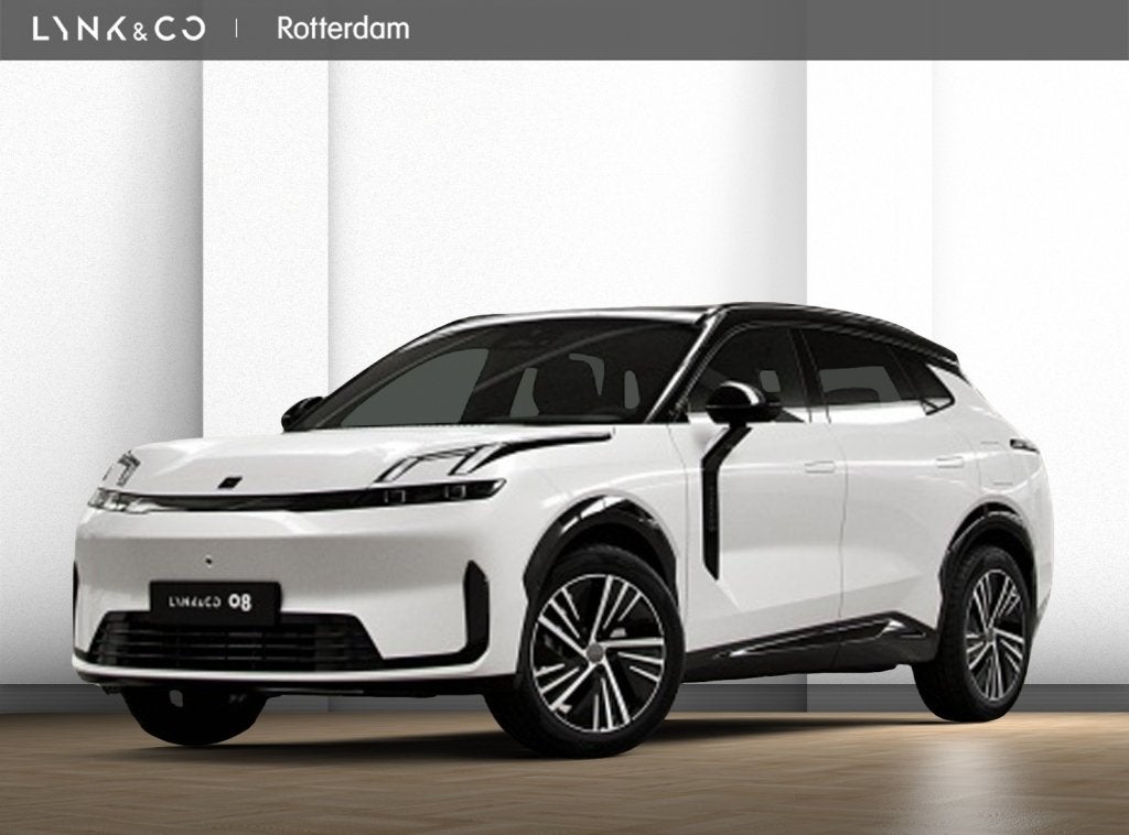 Lynk & Co 08 Business Edition | Panoramadak | 360 camera |, Auto's, Automaat, Zwart, 4 cilinders, Wit