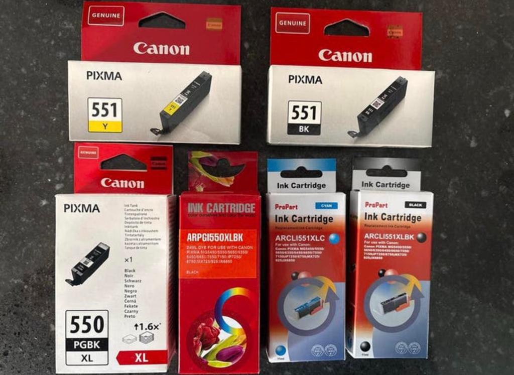 Diverse inktcartridges voor Canon PIXMA printers, Ophalen of Verzenden, Nieuw, Cartridge, Canon