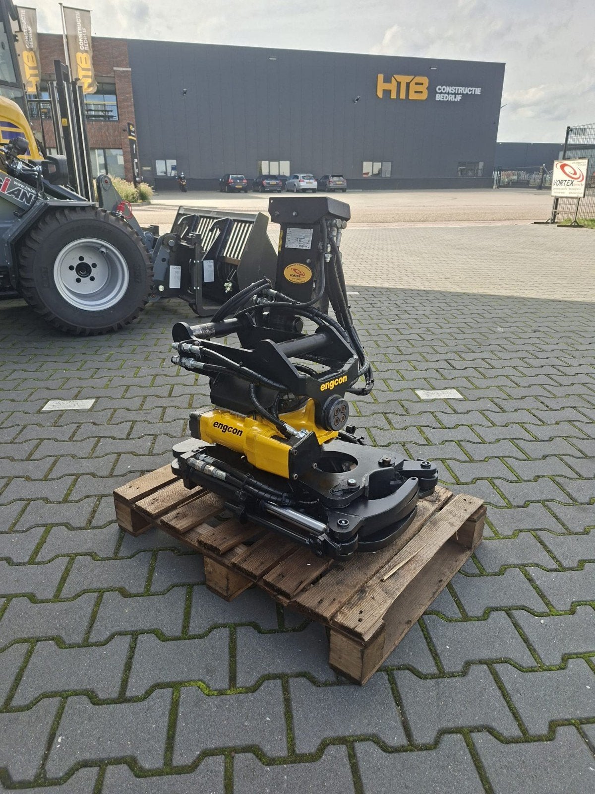 DRAAIKANTELSTUK ENGCON ROTOTILT SMP STEELWRIST GRIPPER VERAC, Zakelijke goederen, Ophalen of Verzenden, Graafmachine