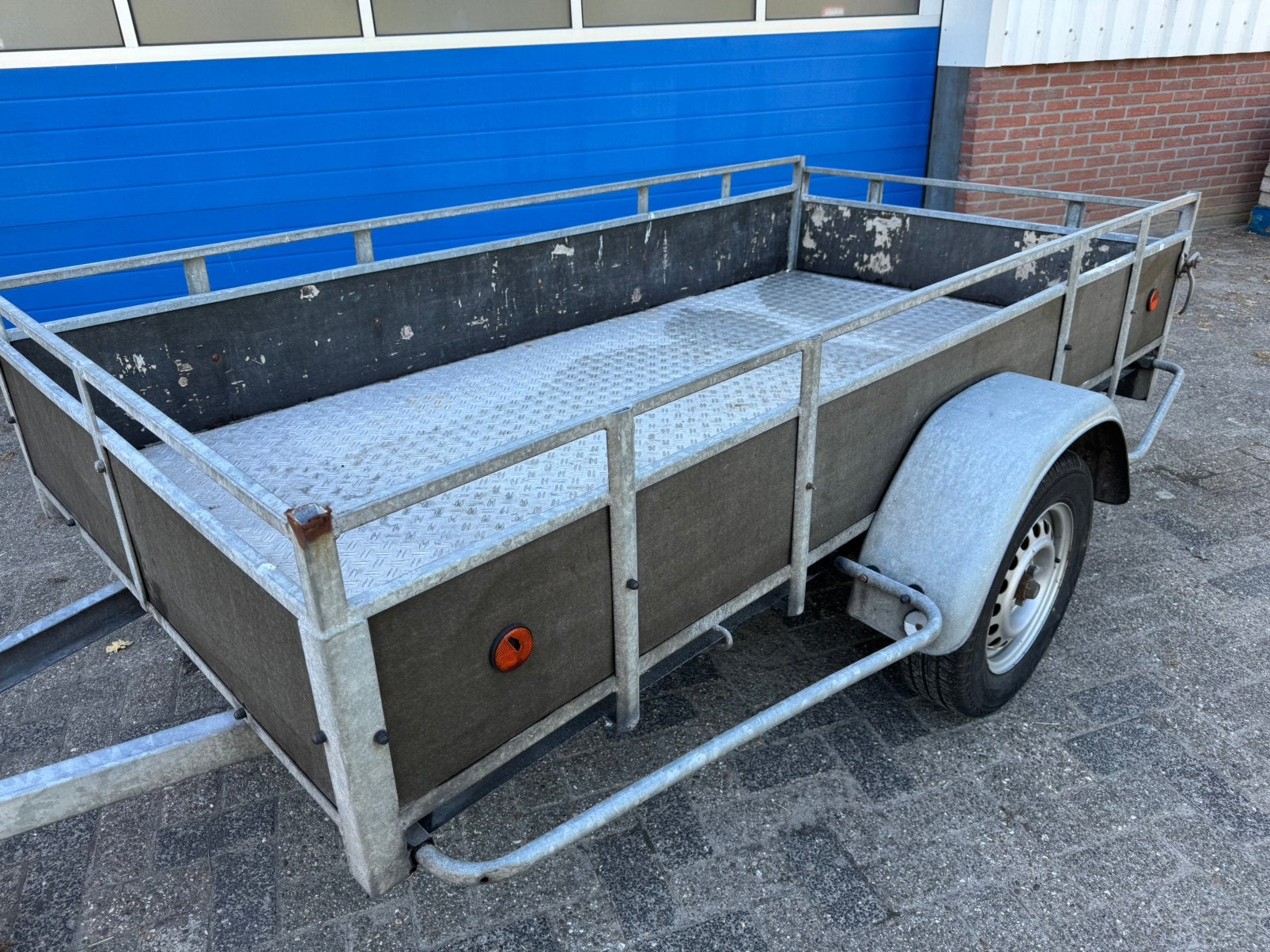 Aanhangwagen en oldtimer bagagewagen, Auto diversen, Aanhangers en Bagagewagens, Ophalen, Gebruikt
