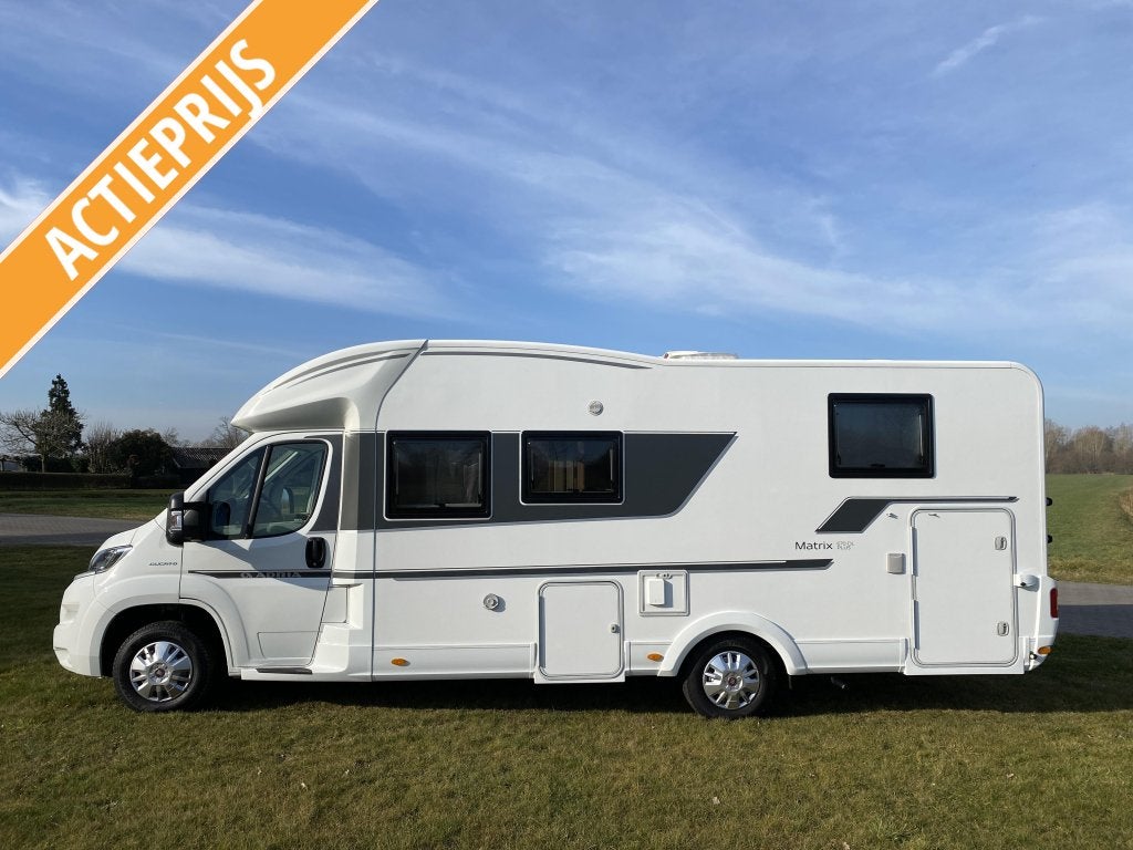 Adria Matrix Plus 670 DL ENKELE BEDDEN+HEFBED, Standaard zit, Bedrijf, Luifel, Adria