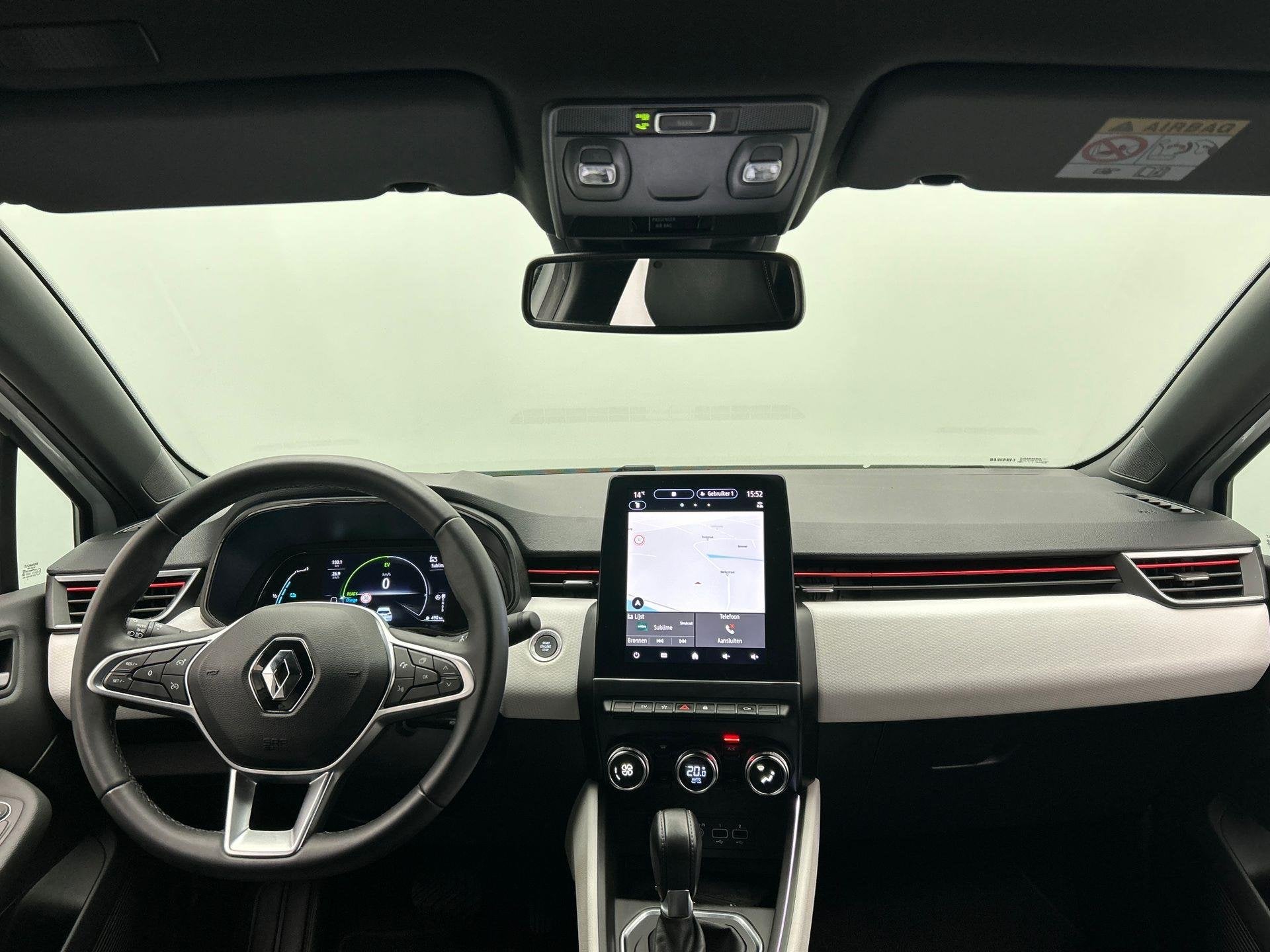 Renault Clio 1.6 E-Tech Hybrid 140 Intens | Origineel Nederl, Gebruikt, 4 cilinders, Leder en Stof, Origineel Nederlands
