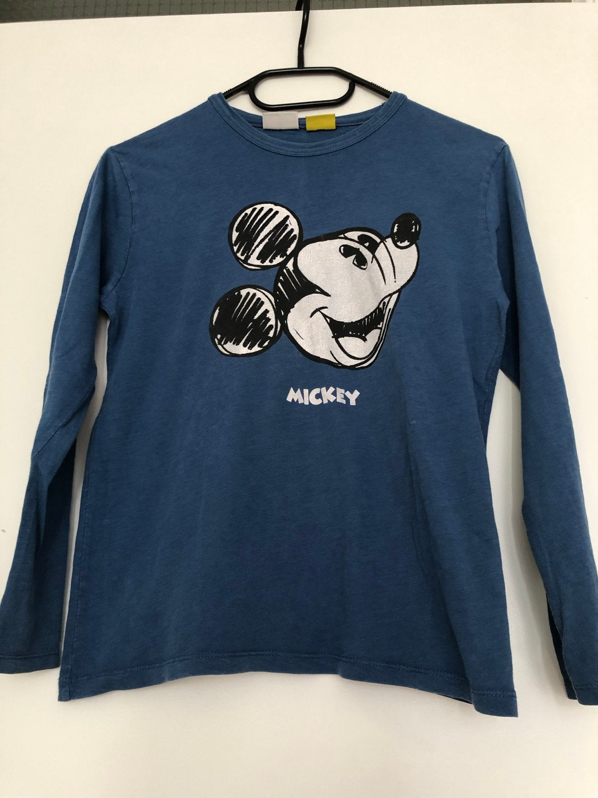 Zara Kids Mickey Mouse Longsleeve Maat 128, Ophalen of Verzenden, Gebruikt, Jongen of Meisje, Shirt of Longsleeve