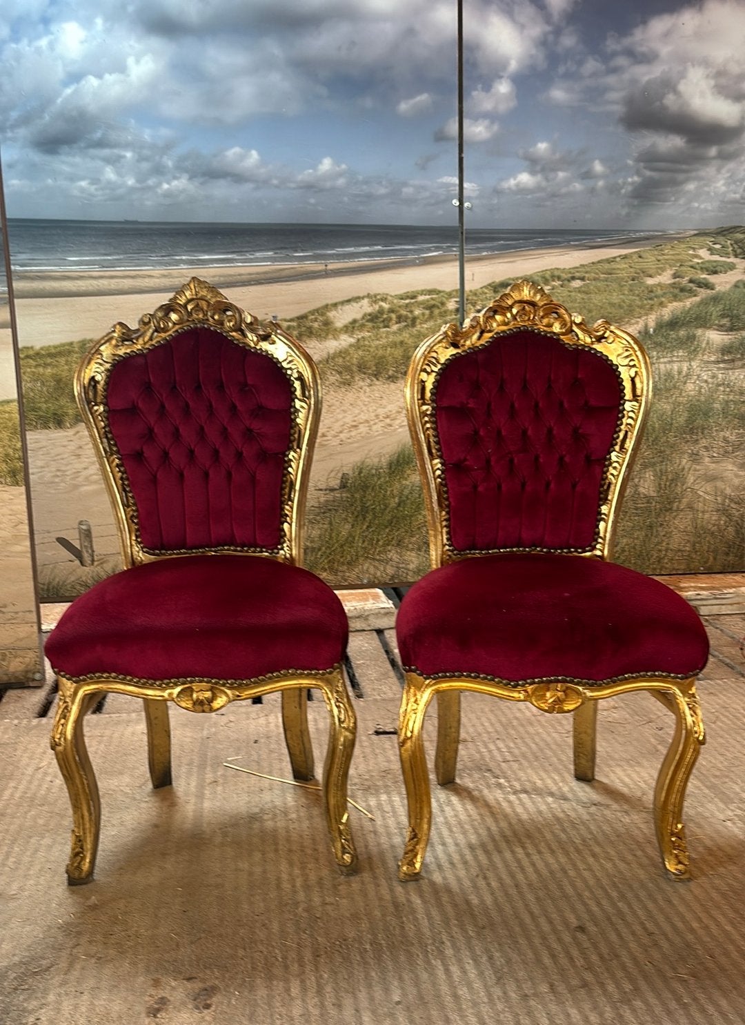Gypsy stijl / barok stoel 6x, Ophalen, Vijf, Zes of meer stoelen