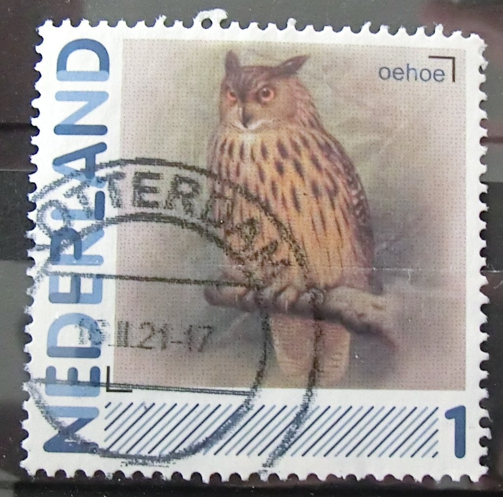 persoonlijke postzegel, Vogels, gest (lees aub), Ophalen of Verzenden, Na 1940, Gestempeld