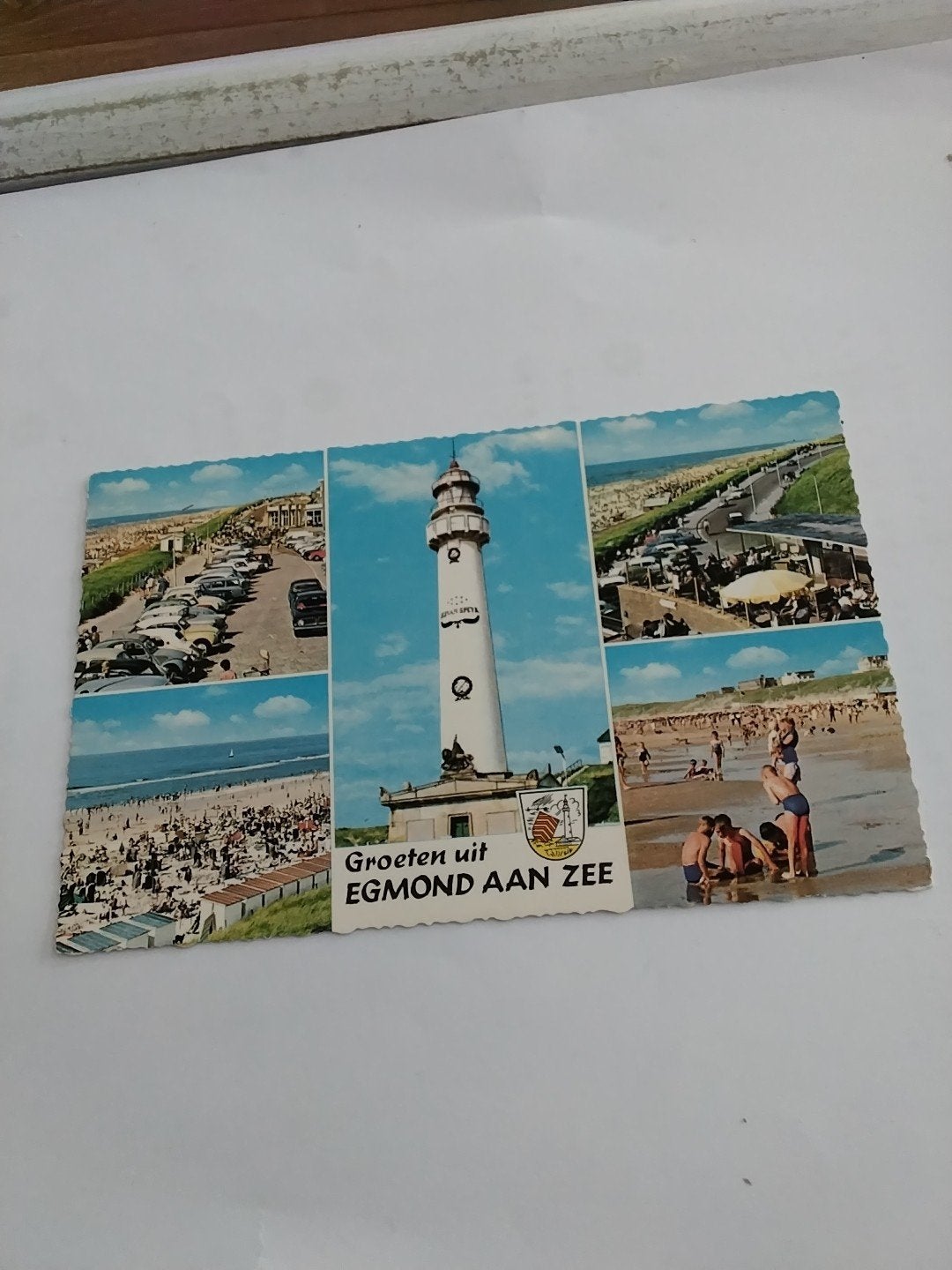 Vintage Ansichtkaart Egmond aan Zee - Gelopen 1967, Ophalen of Verzenden, 1960 tot 1980, Gelopen, Noord-Holland